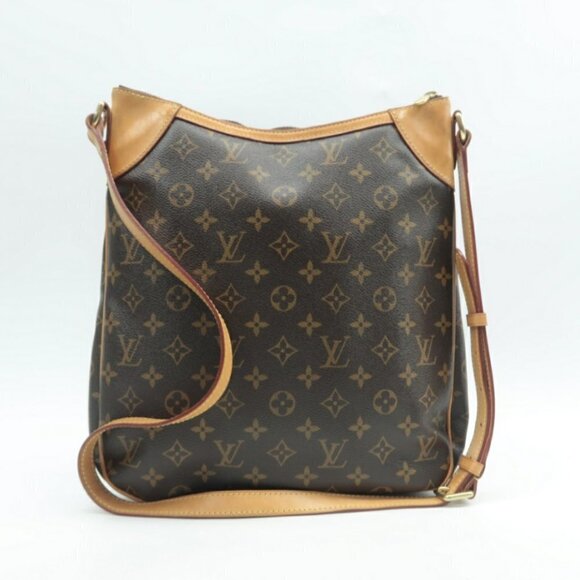 100% Authentic Louis Vuitton Odeon Brown Monogram Canvas Shoulder Bag - Picture 1 of 12